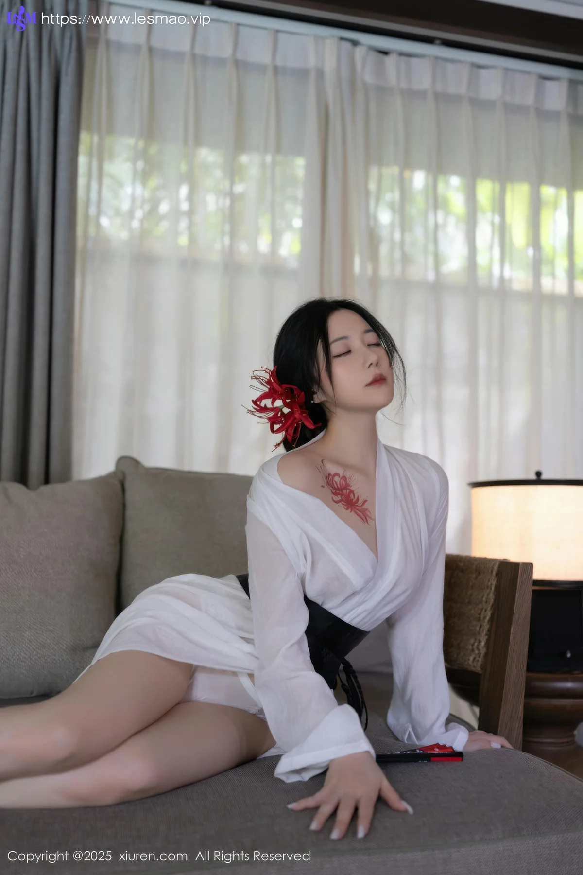 XiuRen 秀人 No.10514 鱼子酱Fish 诱人白色丝袜 - 5