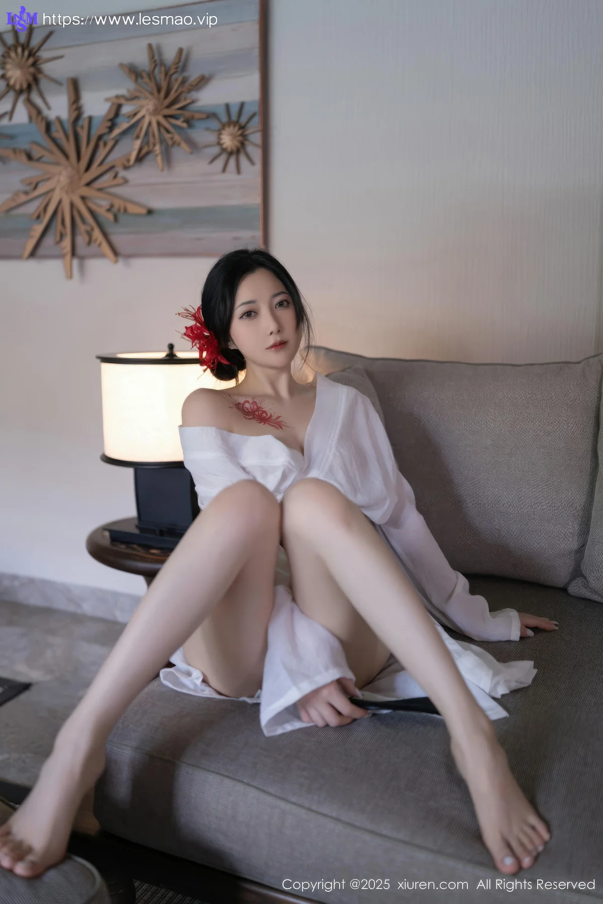 XiuRen 秀人 No.10514 鱼子酱Fish 诱人白色丝袜 - 6