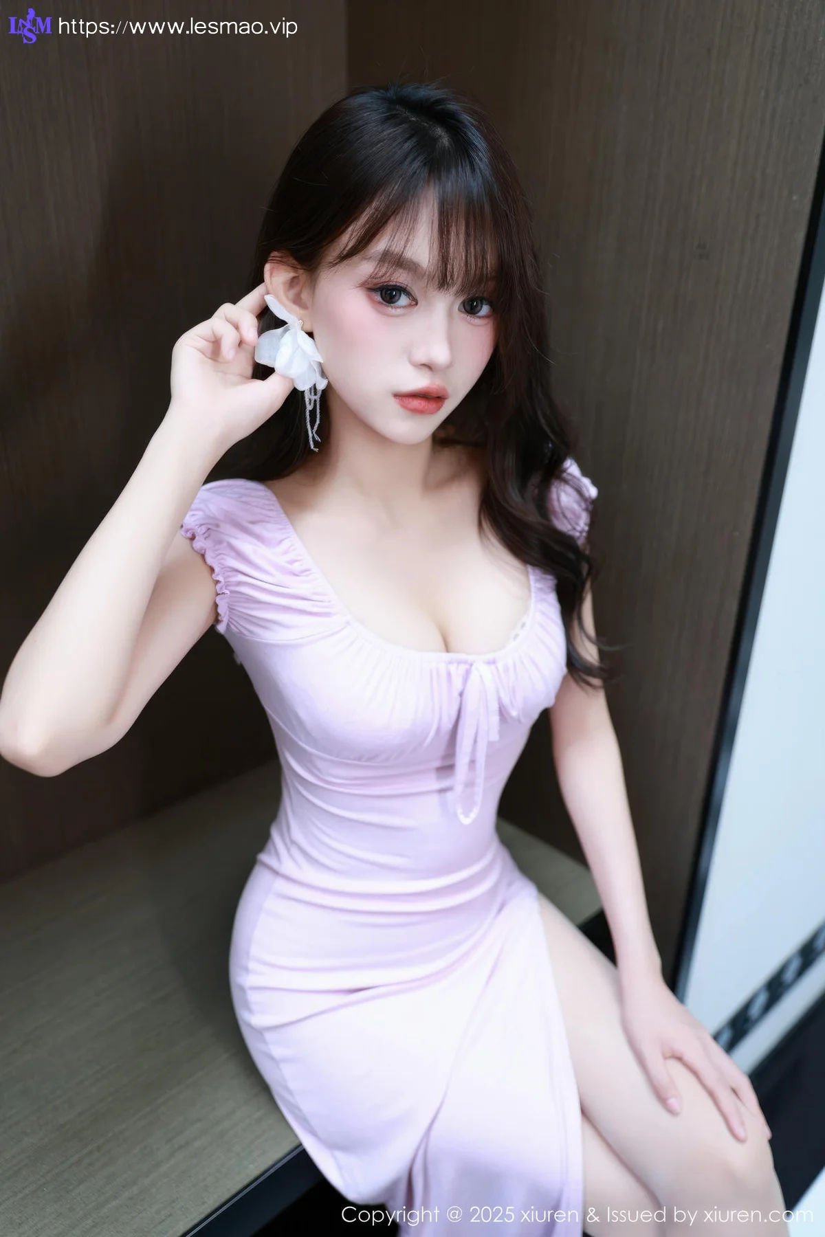 XiuRen 秀人 No.10532 糯咪 紫色长裙面容甜美 - 5