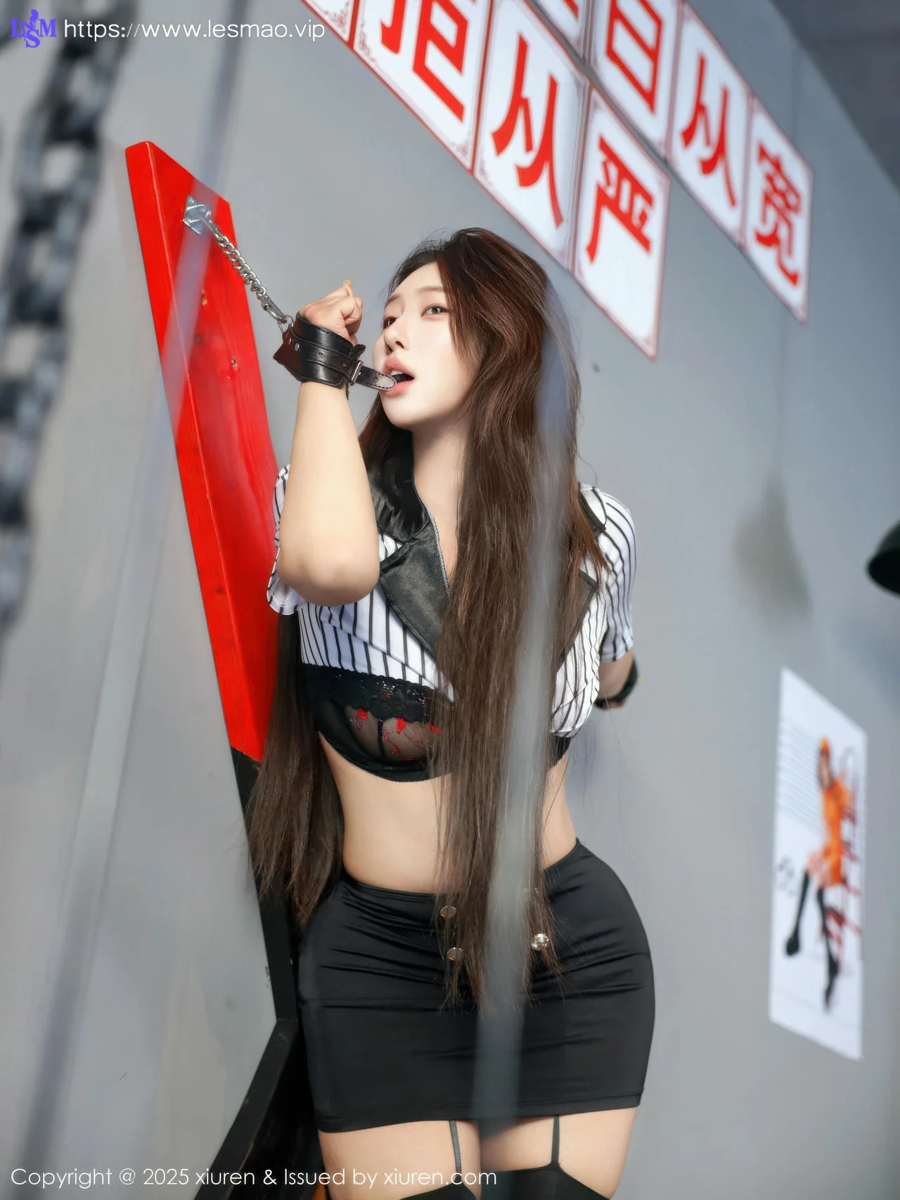 XiuRen 秀人 No.10541 梨霜儿 COS女战警制服诱惑 - 4