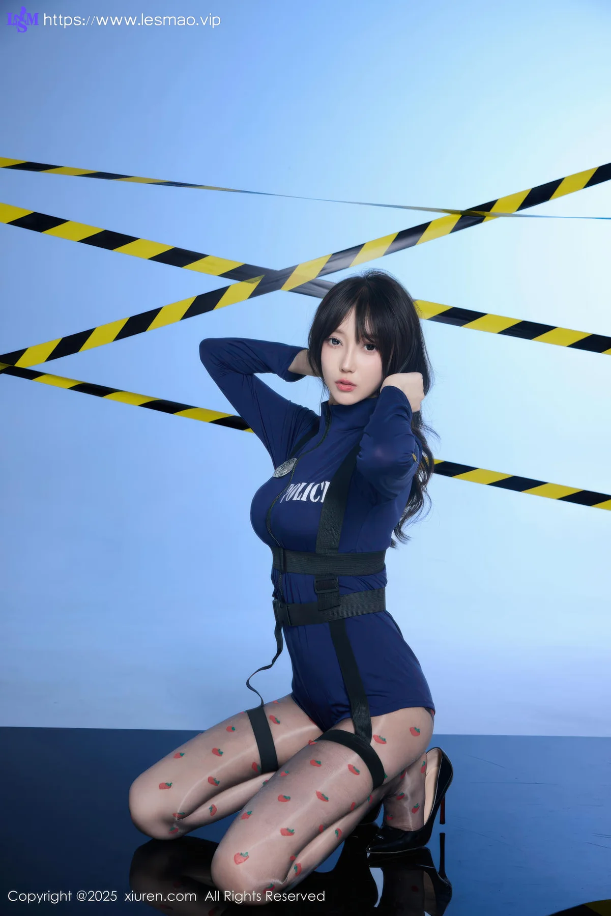 XiuRen 秀人 No.10544 玥儿玥er 蓝色制服诱惑 - 2
