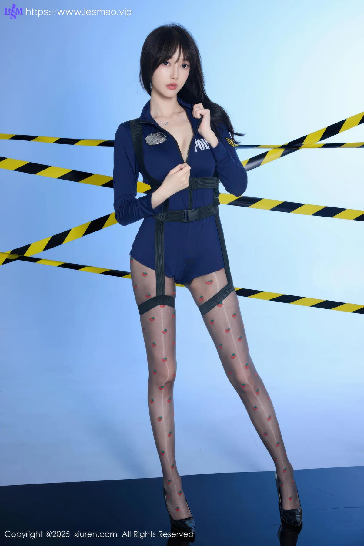 XiuRen 秀人 No.10544 玥儿玥er 蓝色制服诱惑 - 4