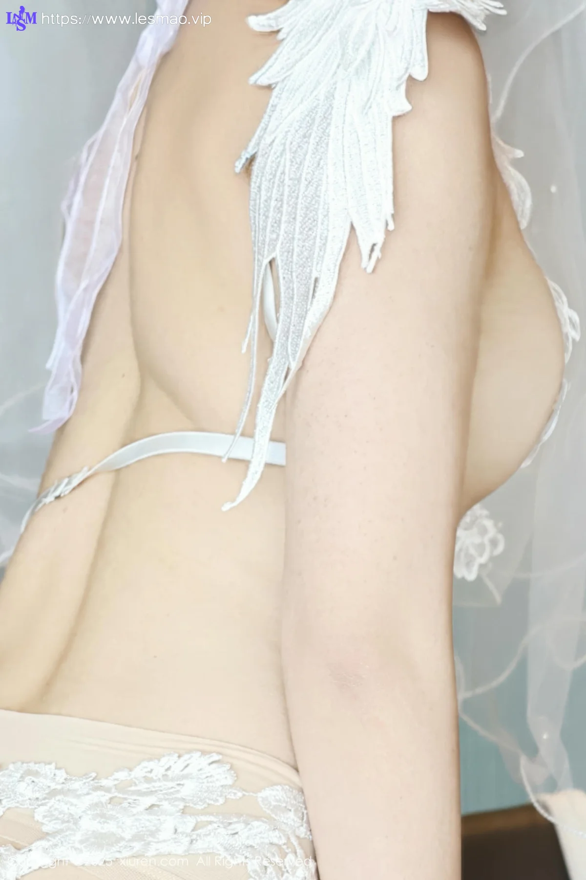 XiuRen 秀人 No.10559 糯梨子 白色婚纱搭配 - 10