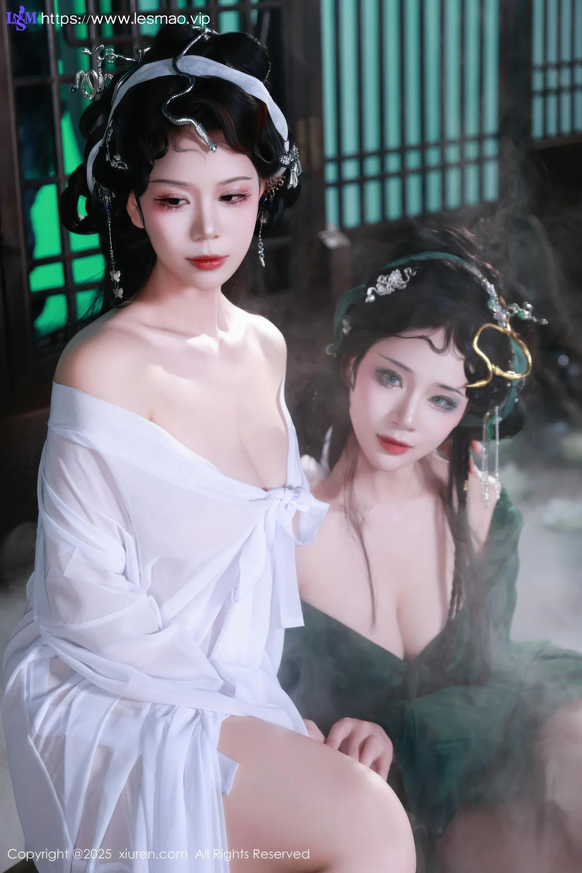 XiuRen 秀人 No.10561 玫瑰我爱你 首次合体古风场景《青蛇》主题拍摄模特合集 - 10