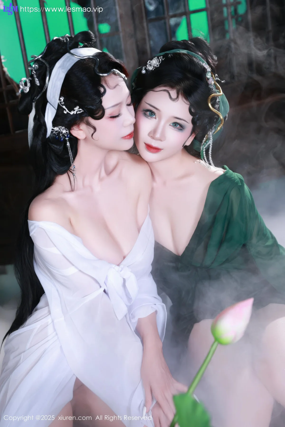 XiuRen 秀人 No.10561 玫瑰我爱你 首次合体古风场景《青蛇》主题拍摄模特合集 - 3