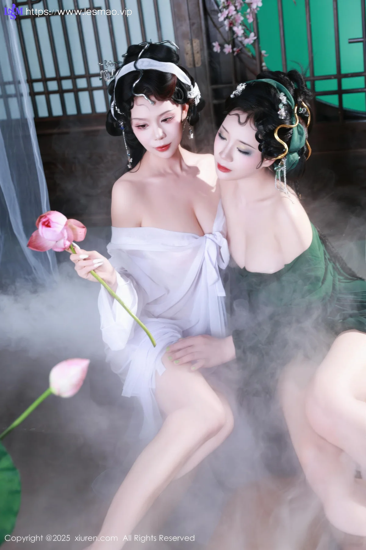 XiuRen 秀人 No.10561 玫瑰我爱你 首次合体古风场景《青蛇》主题拍摄模特合集 - 4