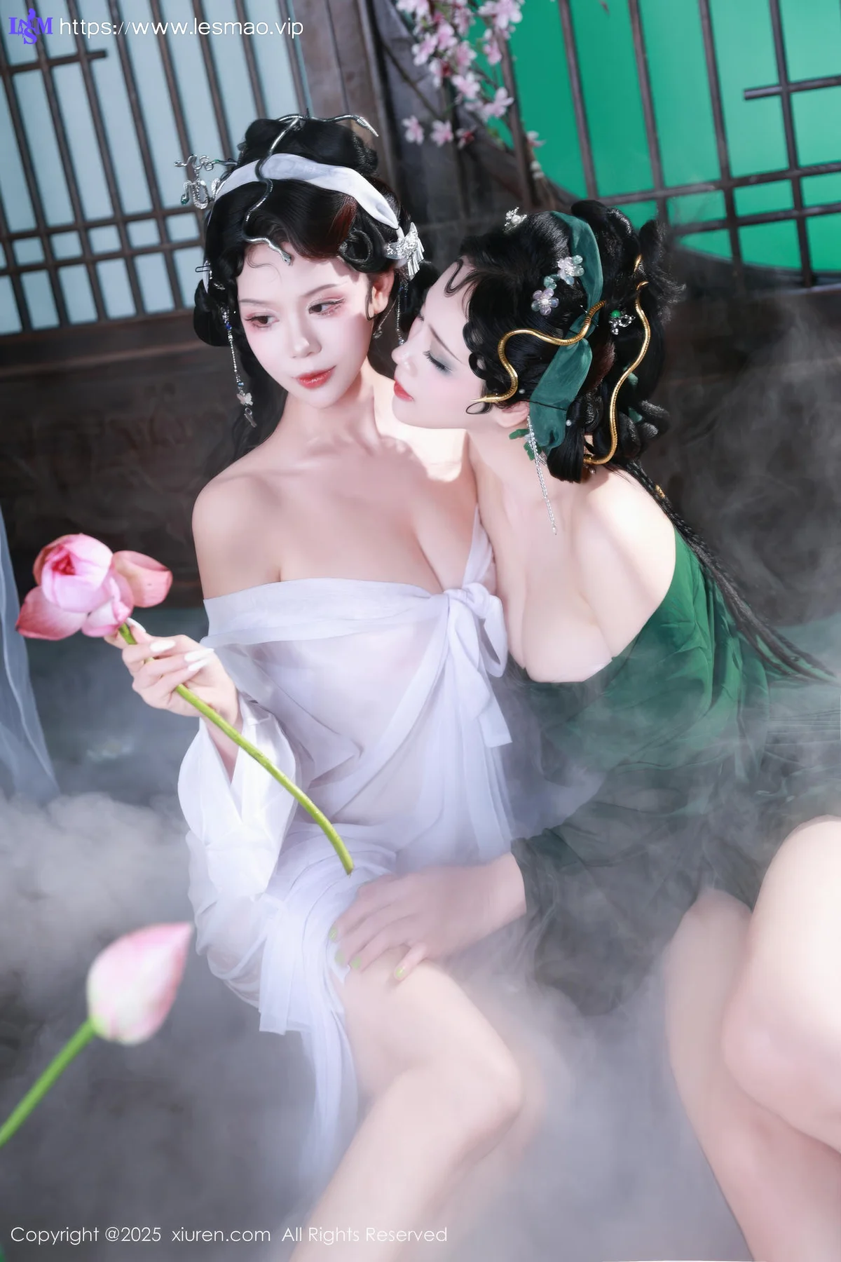 XiuRen 秀人 No.10561 玫瑰我爱你 首次合体古风场景《青蛇》主题拍摄模特合集 - 5