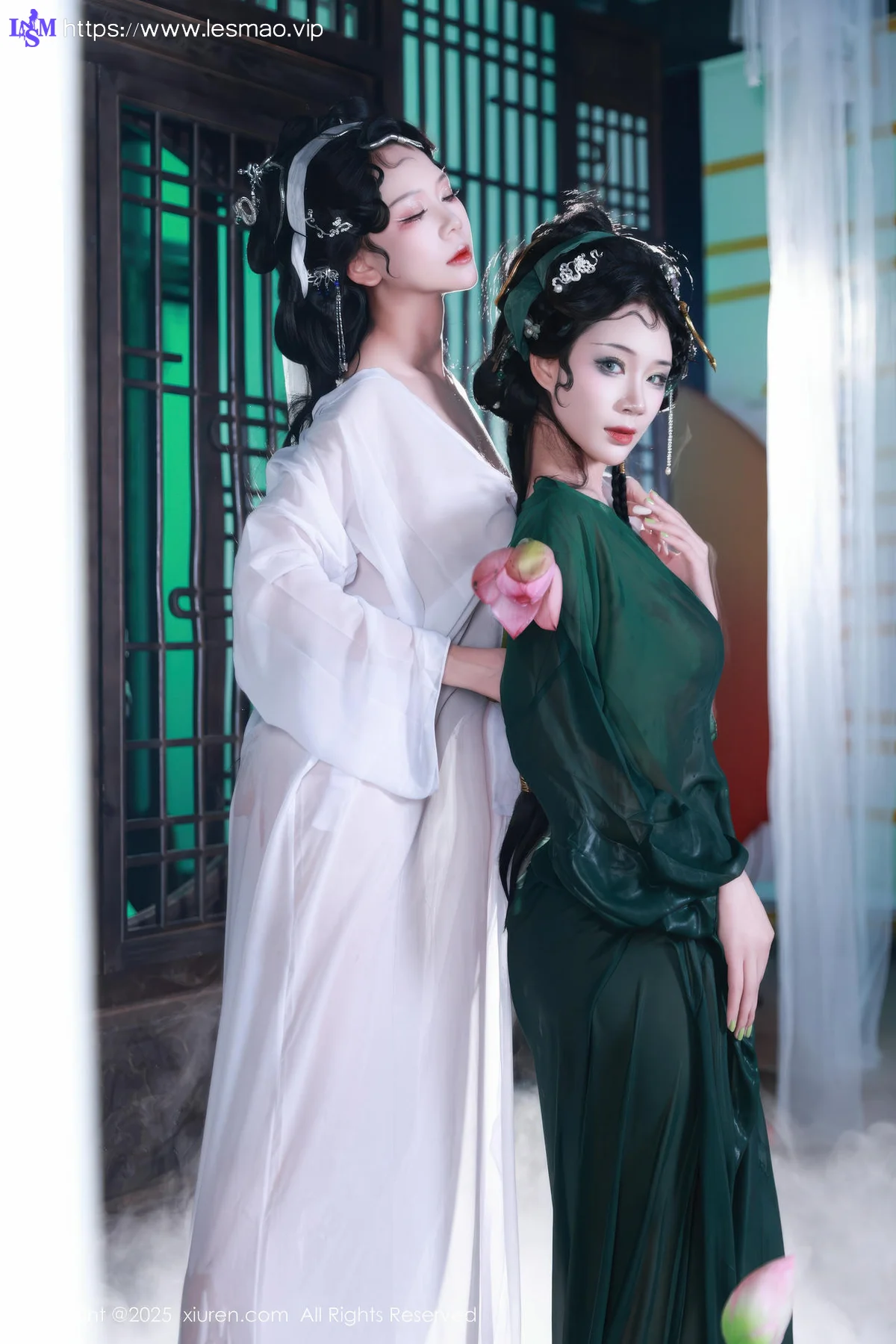 XiuRen 秀人 No.10561 玫瑰我爱你 首次合体古风场景《青蛇》主题拍摄模特合集 - 6