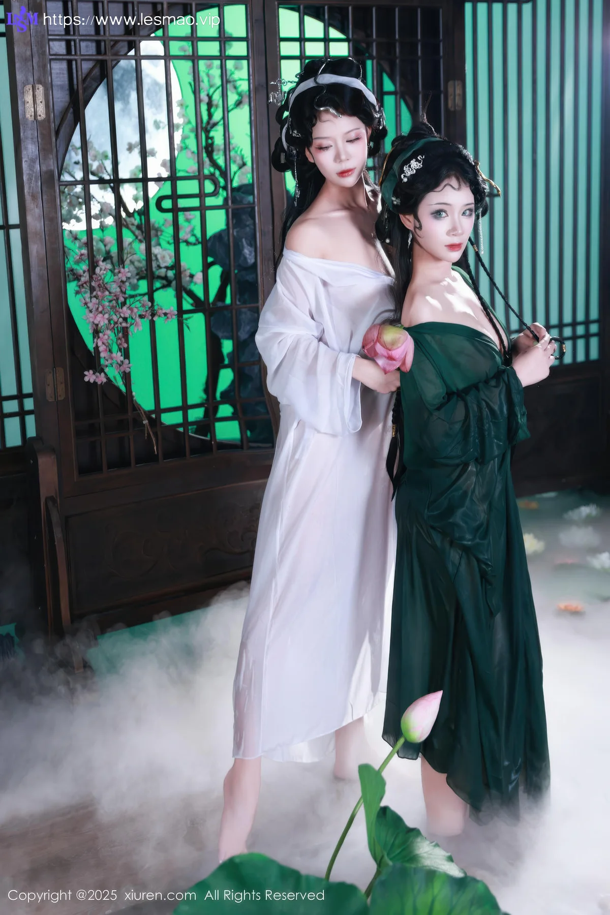 XiuRen 秀人 No.10561 玫瑰我爱你 首次合体古风场景《青蛇》主题拍摄模特合集 - 7
