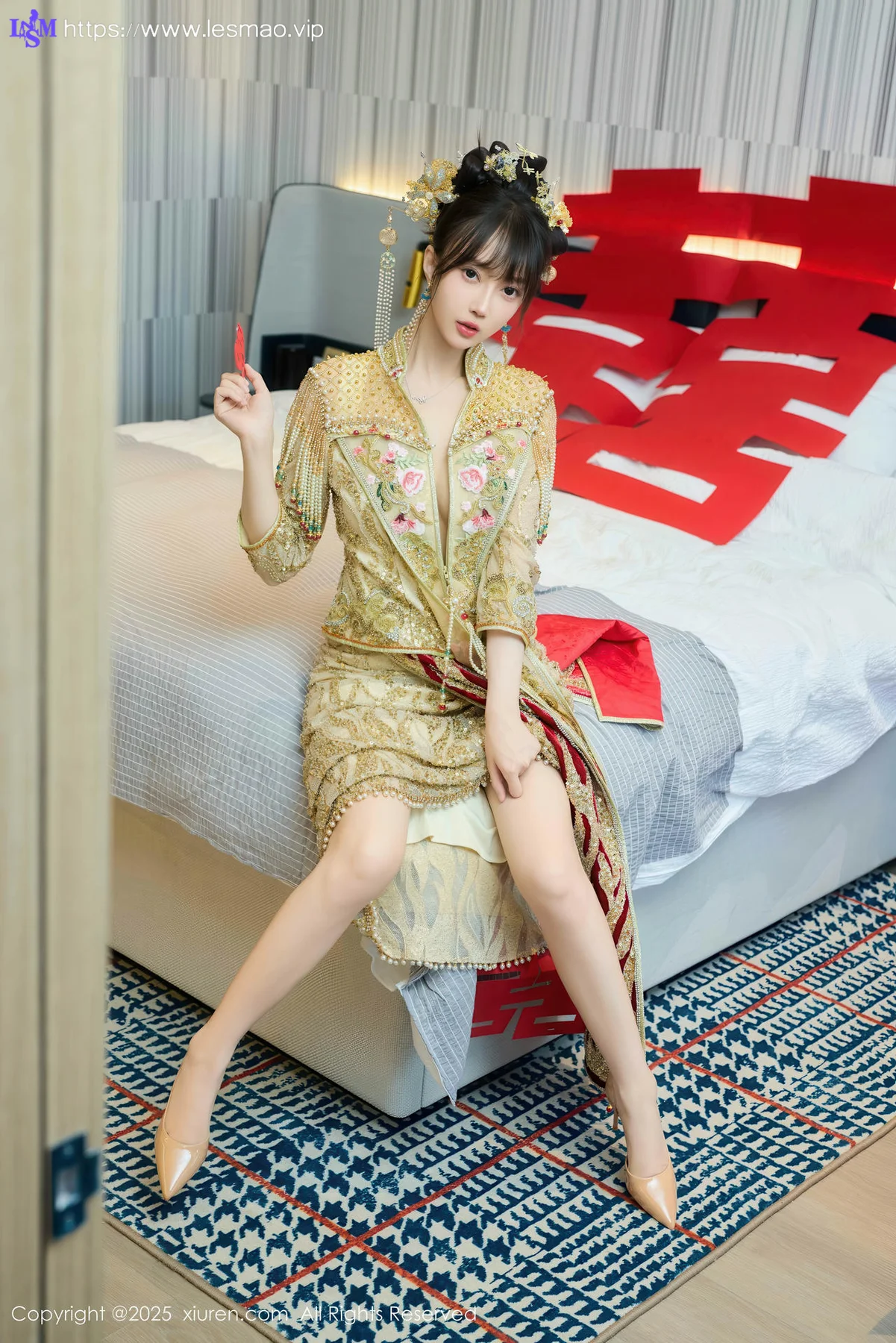 XiuRen 秀人 No.10567 玥儿玥er 婚纱制服诱惑 - 1