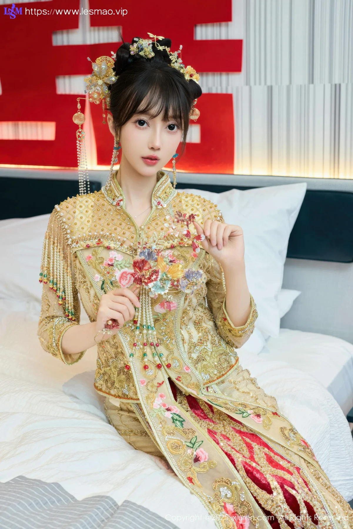 XiuRen 秀人 No.10567 玥儿玥er 婚纱制服诱惑 - 1