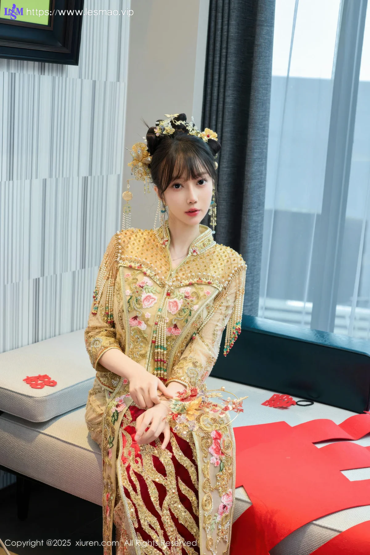 XiuRen 秀人 No.10567 玥儿玥er 婚纱制服诱惑 - 3