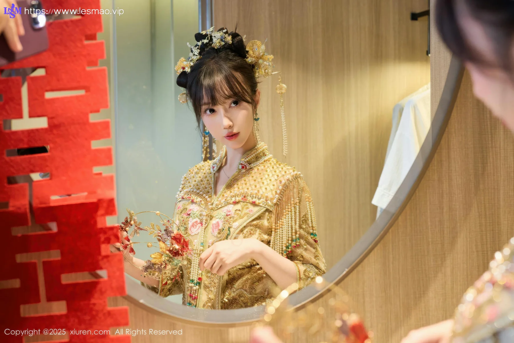 XiuRen 秀人 No.10567 玥儿玥er 婚纱制服诱惑 - 5