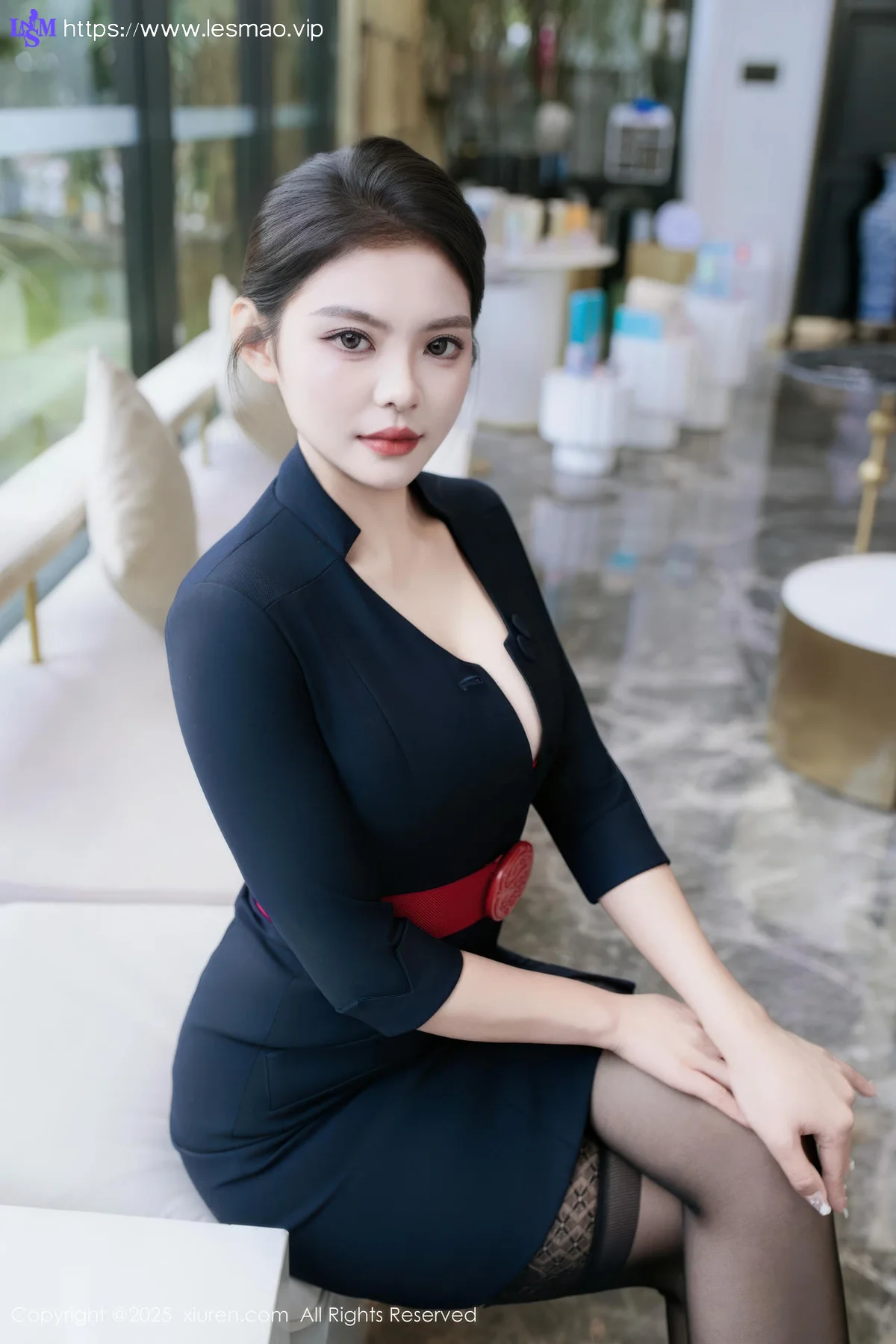XiuRen 秀人 No.10574 冬安 魅惑黑丝 - 5