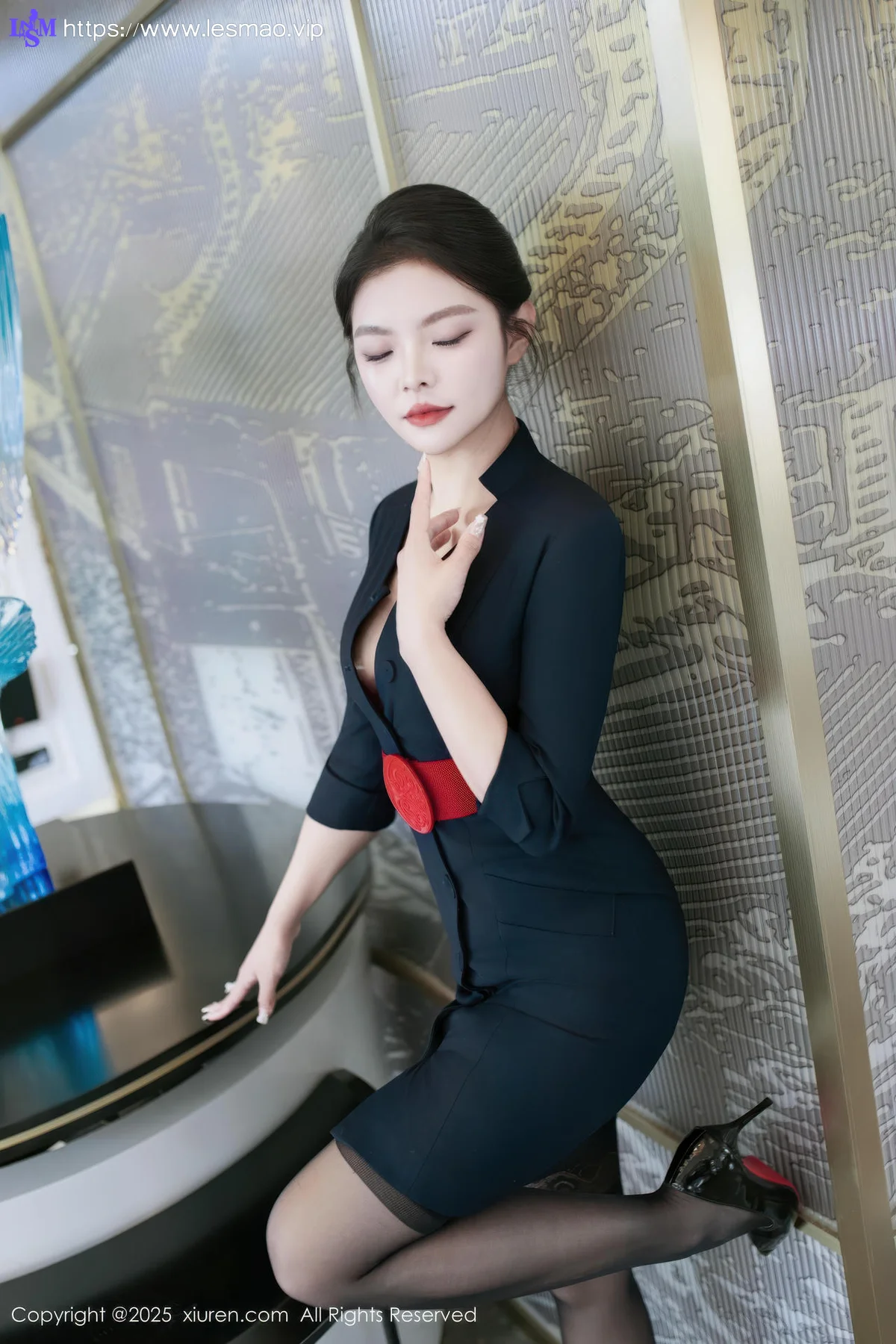 XiuRen 秀人 No.10574 冬安 魅惑黑丝 - 10