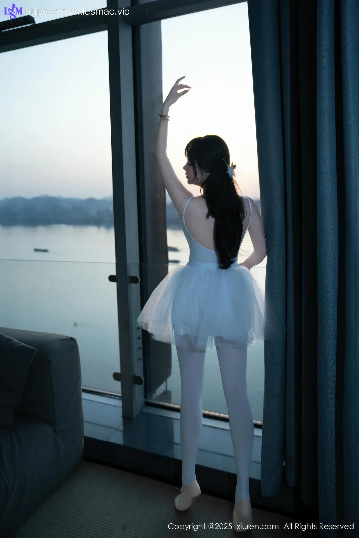 XiuRen 秀人 No.10575 软情 白色芭蕾服 - 10