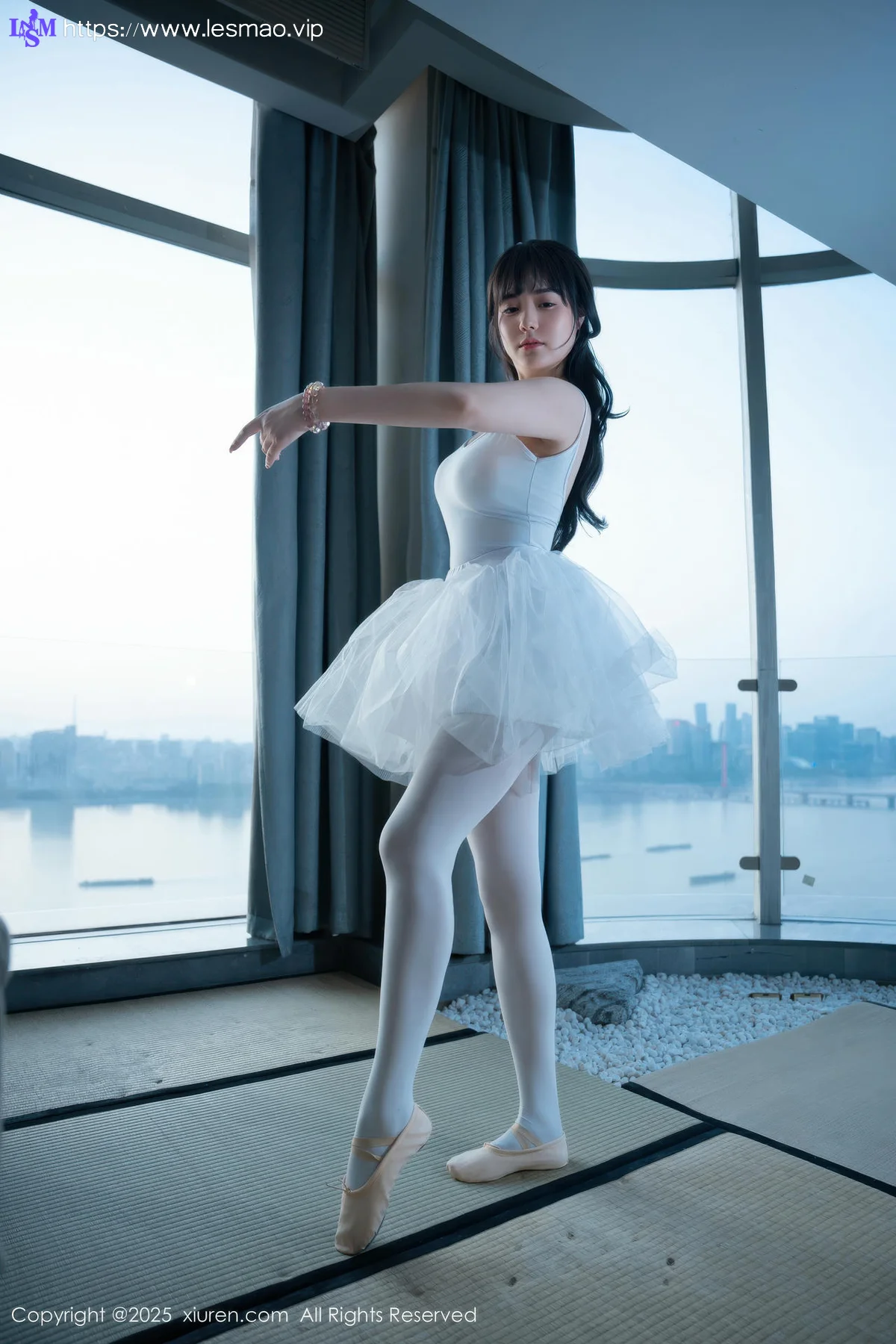 XiuRen 秀人 No.10575 软情 白色芭蕾服 - 4