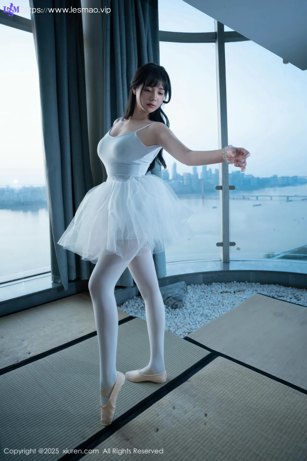 XiuRen 秀人 No.10575 软情 白色芭蕾服 - 7