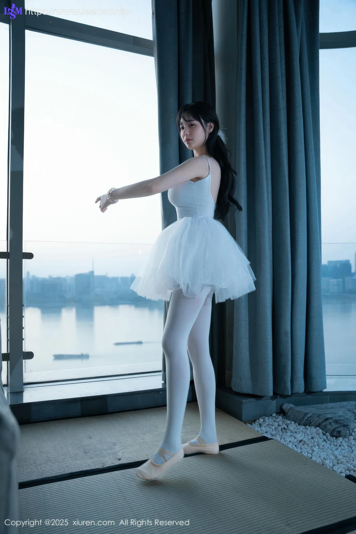 XiuRen 秀人 No.10575 软情 白色芭蕾服 - 5