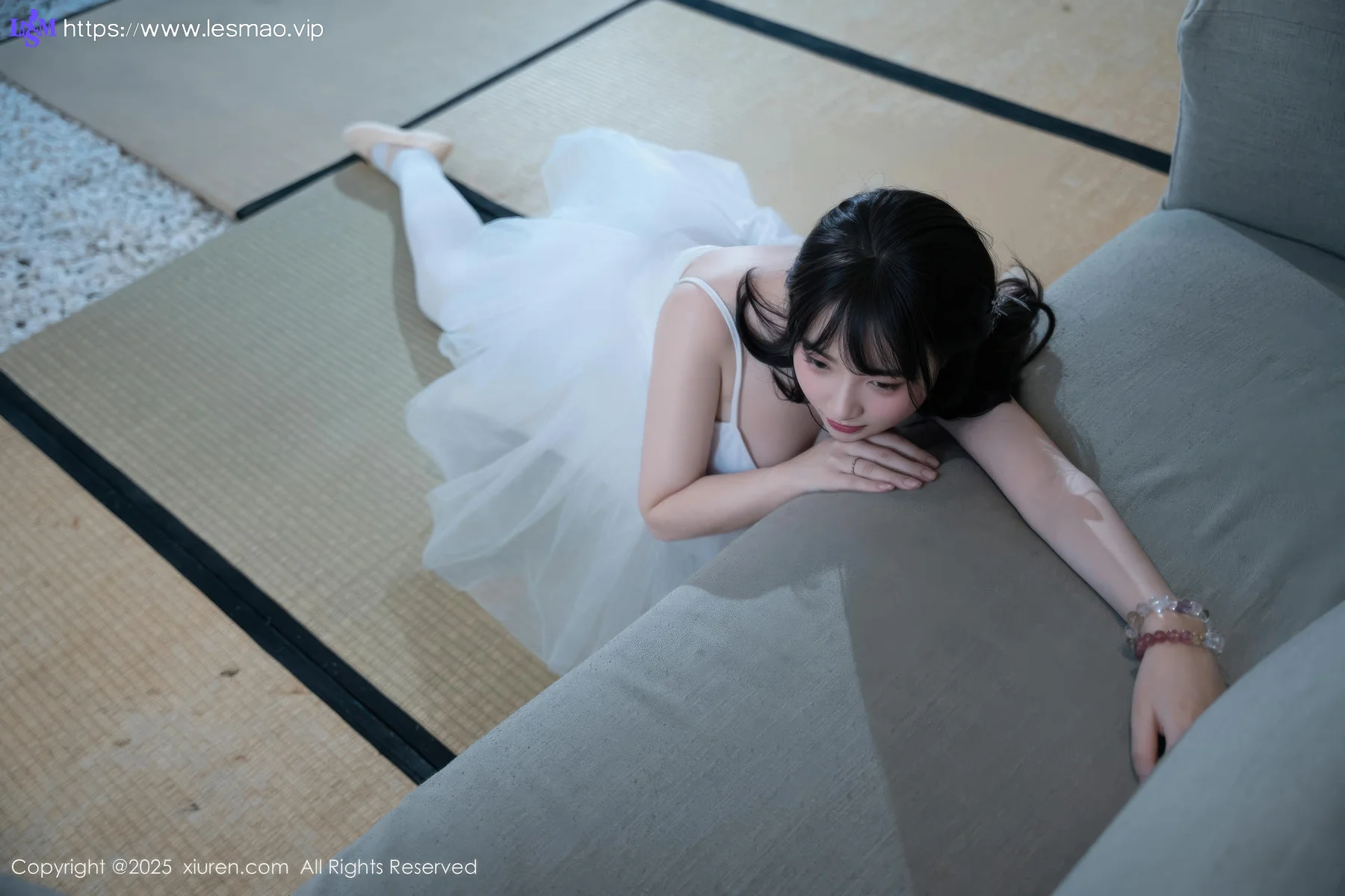 XiuRen 秀人 No.10575 软情 白色芭蕾服 - 9