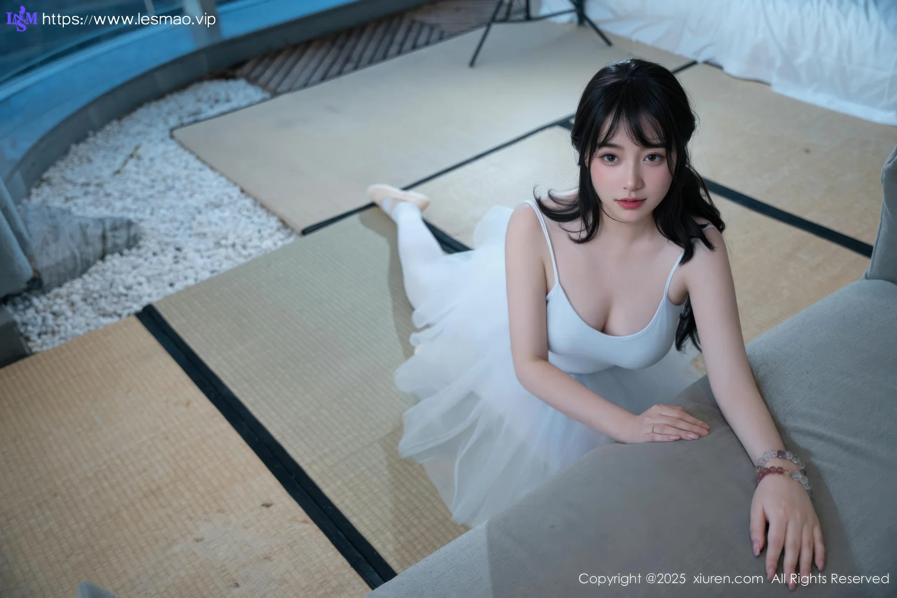 XiuRen 秀人 No.10575 软情 白色芭蕾服 - 10