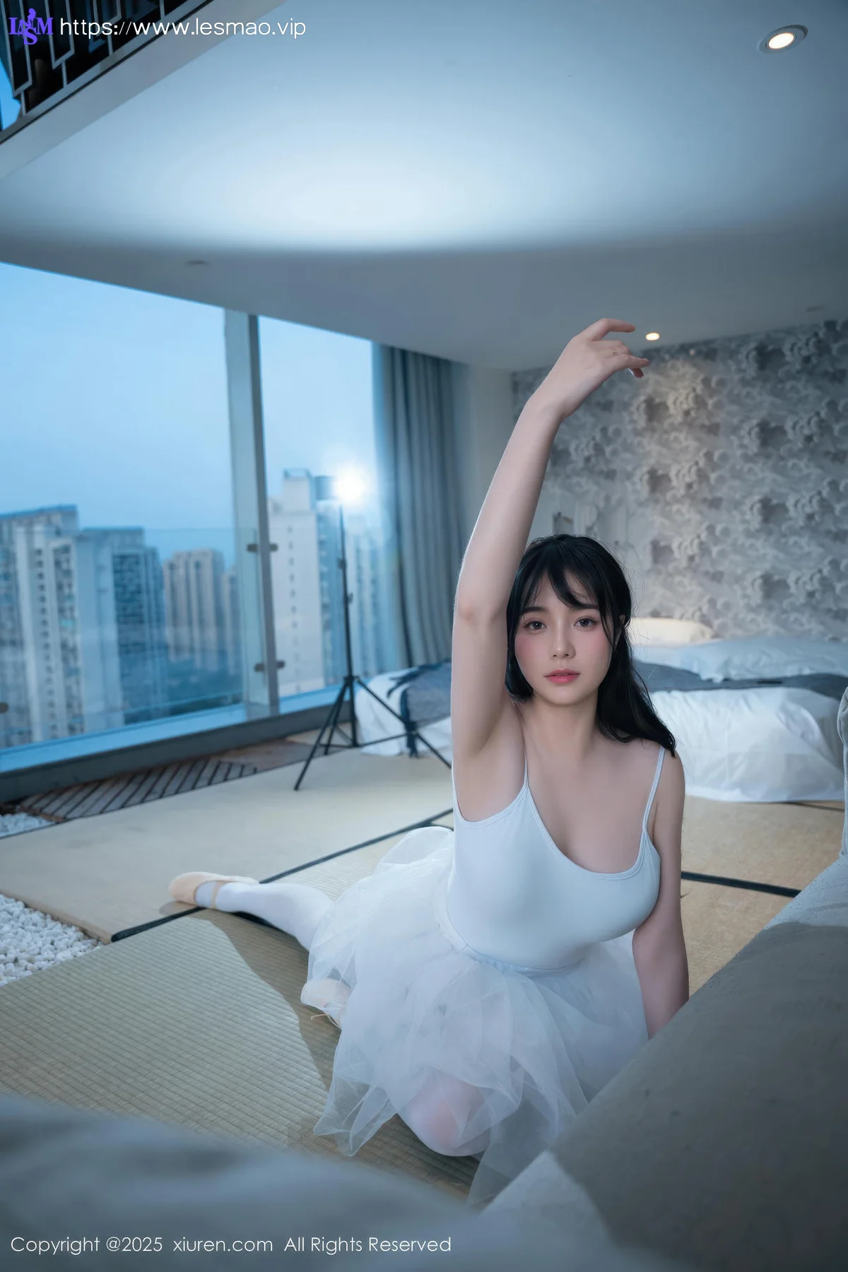 XiuRen 秀人 No.10575 软情 白色芭蕾服 - 3