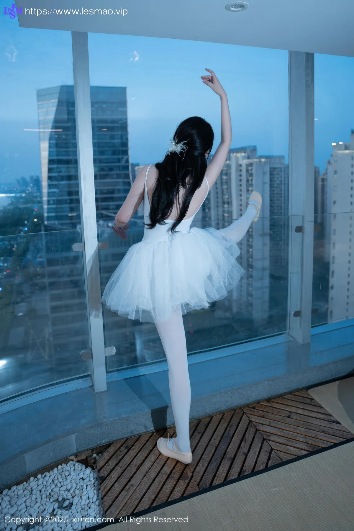 XiuRen 秀人 No.10575 软情 白色芭蕾服 - 5