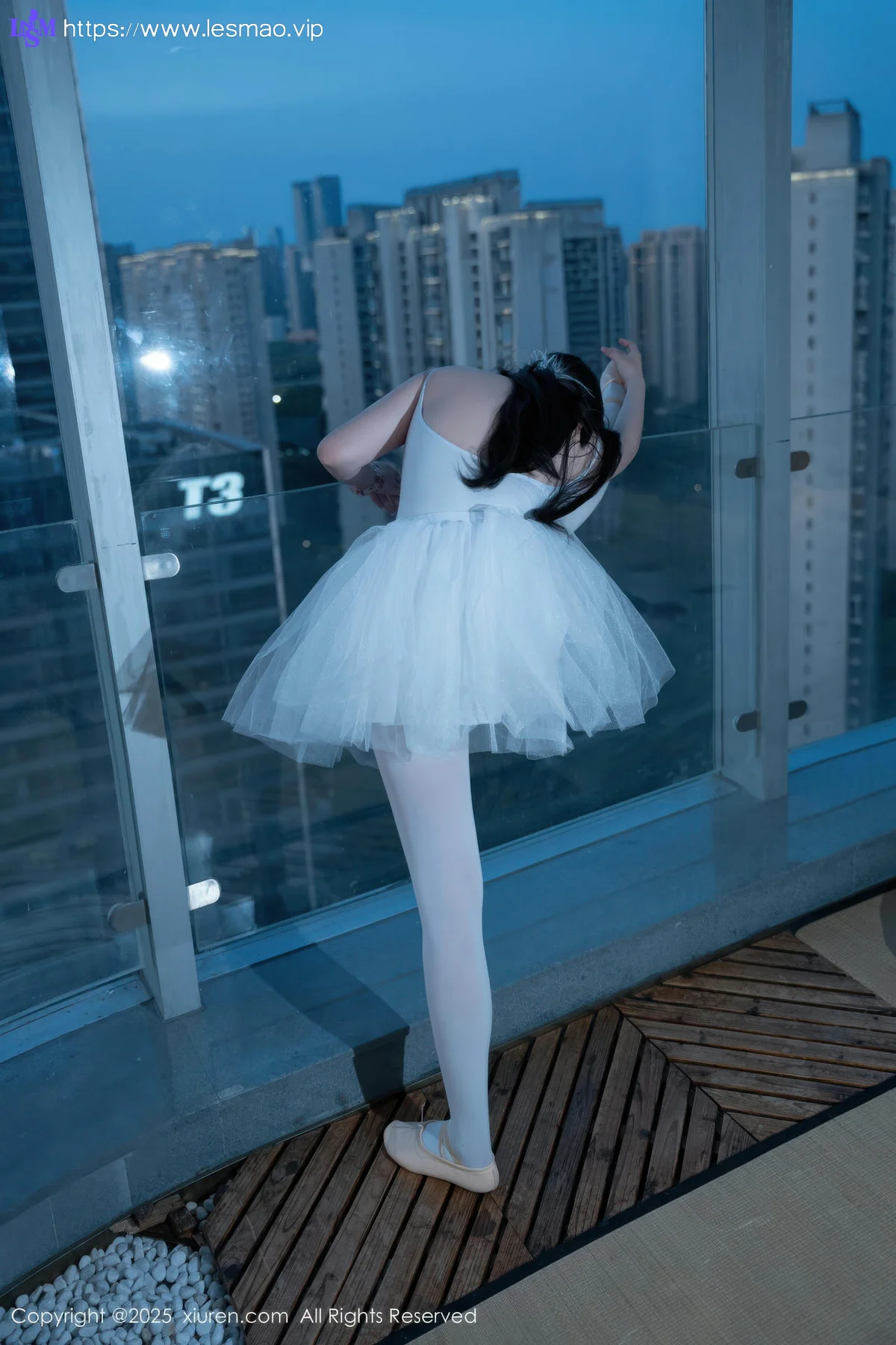 XiuRen 秀人 No.10575 软情 白色芭蕾服 - 7