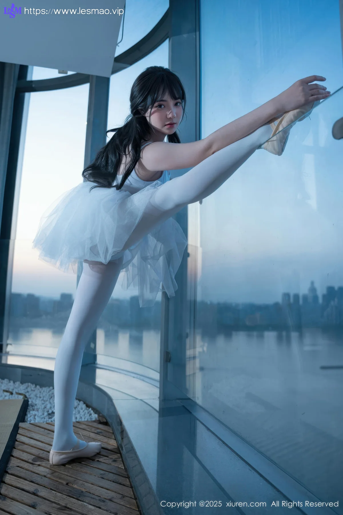 XiuRen 秀人 No.10575 软情 白色芭蕾服 - 8