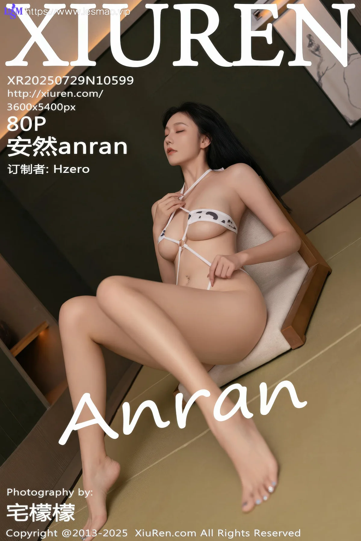 XiuRen 秀人 No.10599 安然anran 性感奶牛服饰 - 1