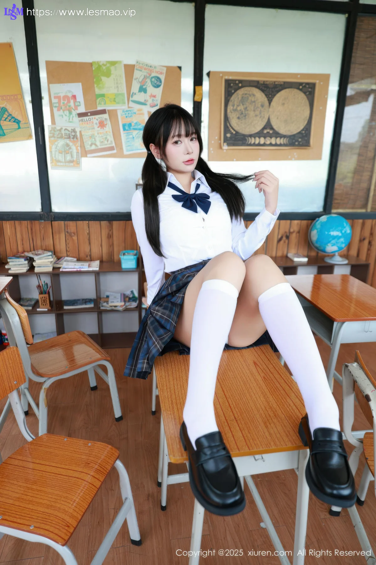 XiuRen 秀人 No.10602 水泽 JK制服白色丝袜 - 3