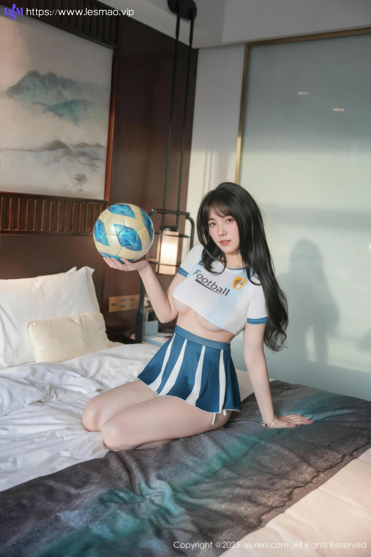 XiuRen 秀人 No.10606 软情 足球队服清纯美女 - 1