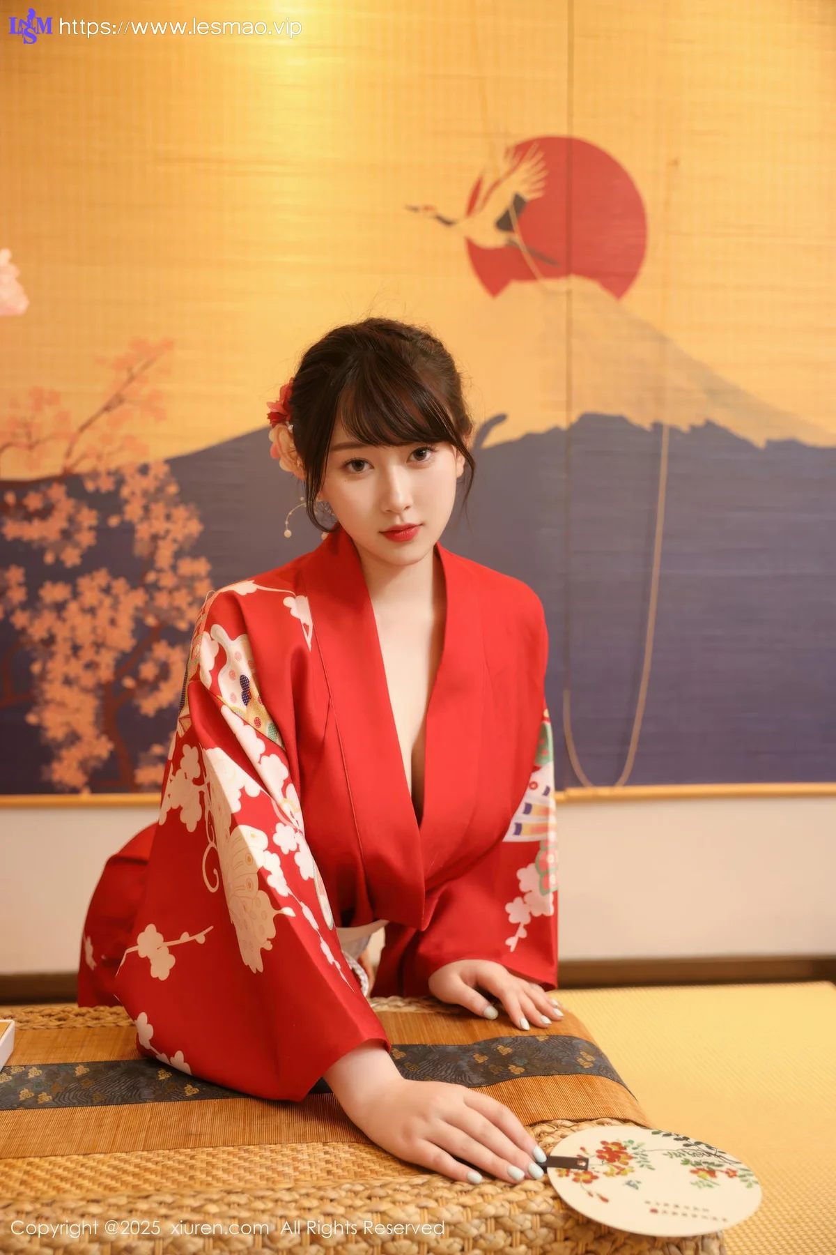 XiuRen 秀人 No.10624 李沁恩lrene 性感红色服饰 - 4