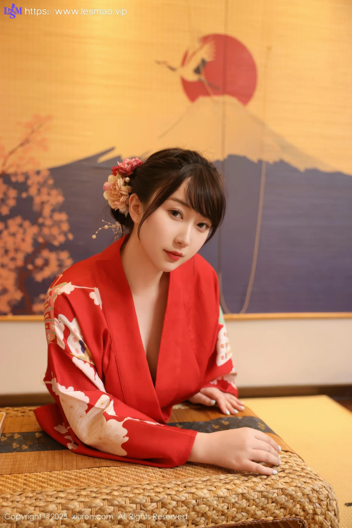 XiuRen 秀人 No.10624 李沁恩lrene 性感红色服饰 - 5