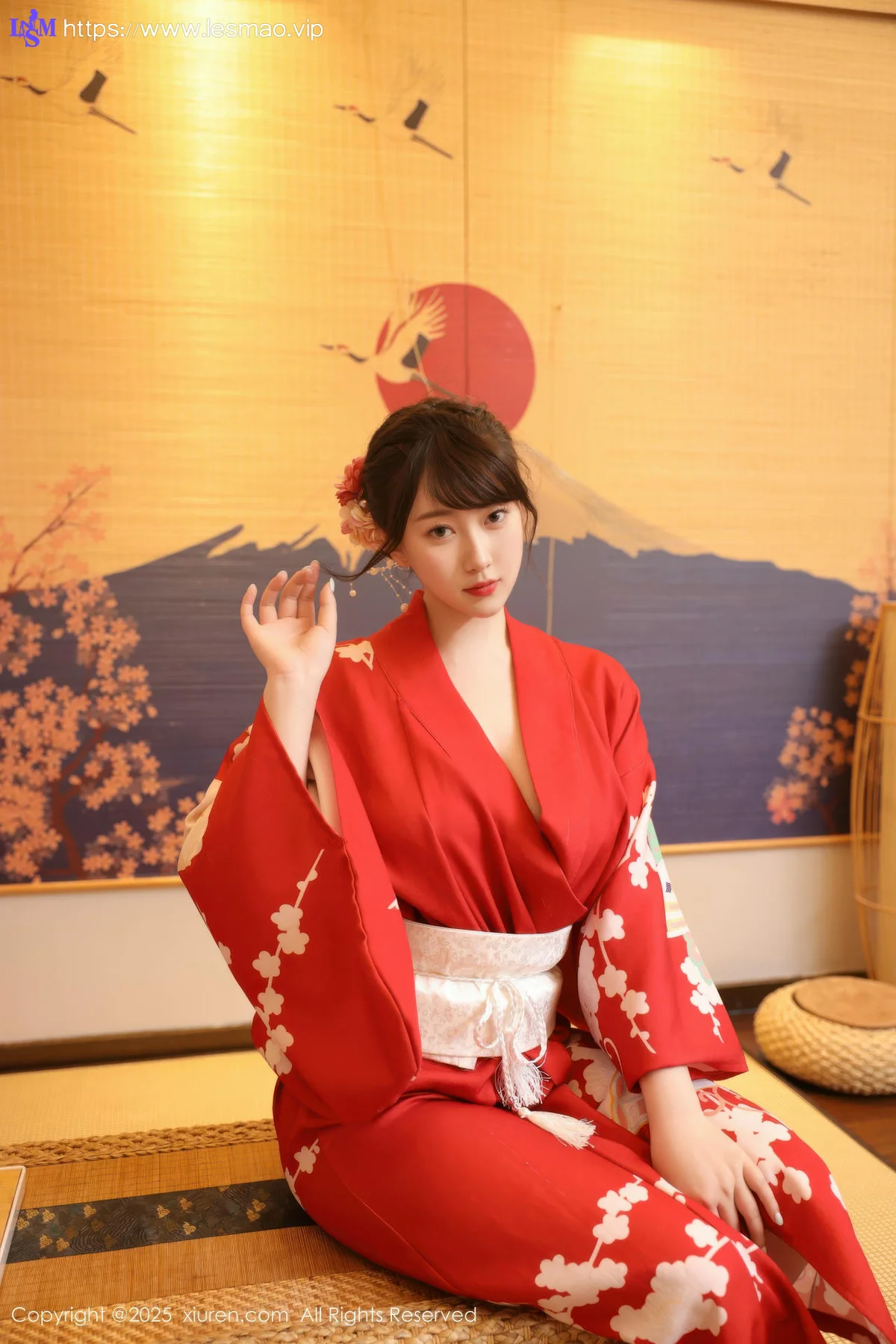 XiuRen 秀人 No.10624 李沁恩lrene 性感红色服饰 - 8
