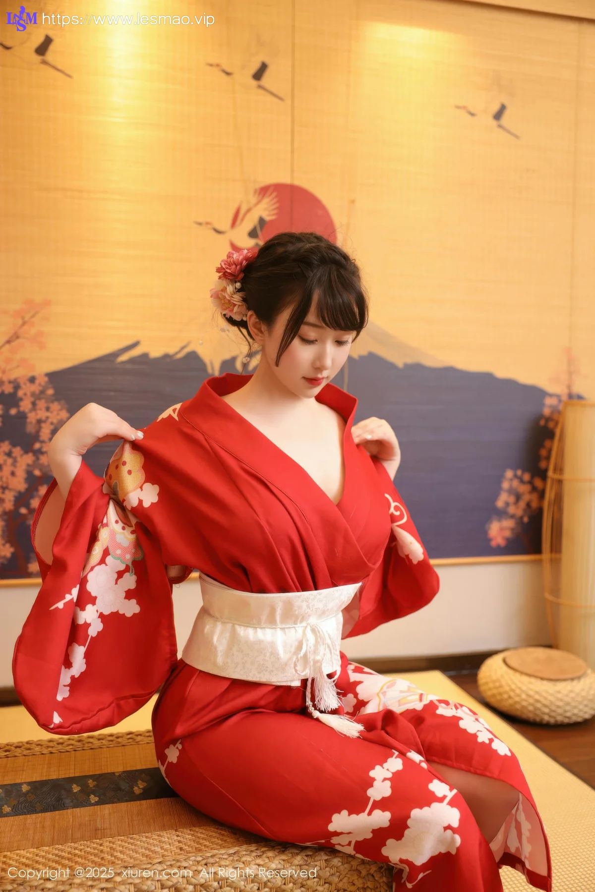 XiuRen 秀人 No.10624 李沁恩lrene 性感红色服饰 - 1