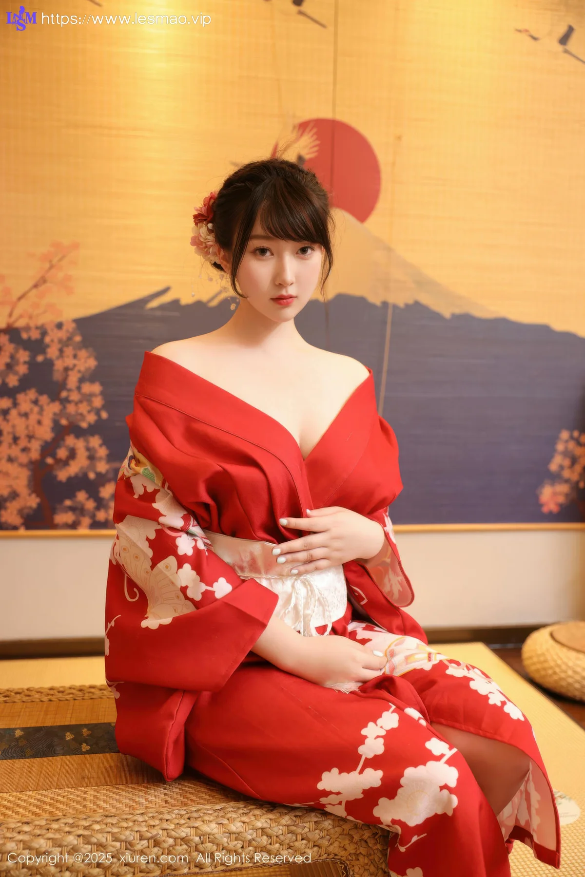 XiuRen 秀人 No.10624 李沁恩lrene 性感红色服饰 - 2