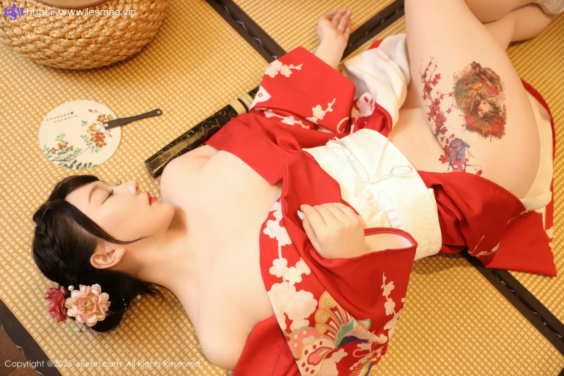 XiuRen 秀人 No.10624 李沁恩lrene 性感红色服饰 - 4