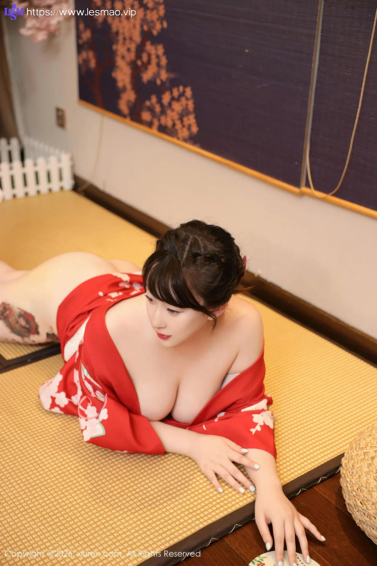 XiuRen 秀人 No.10624 李沁恩lrene 性感红色服饰 - 7