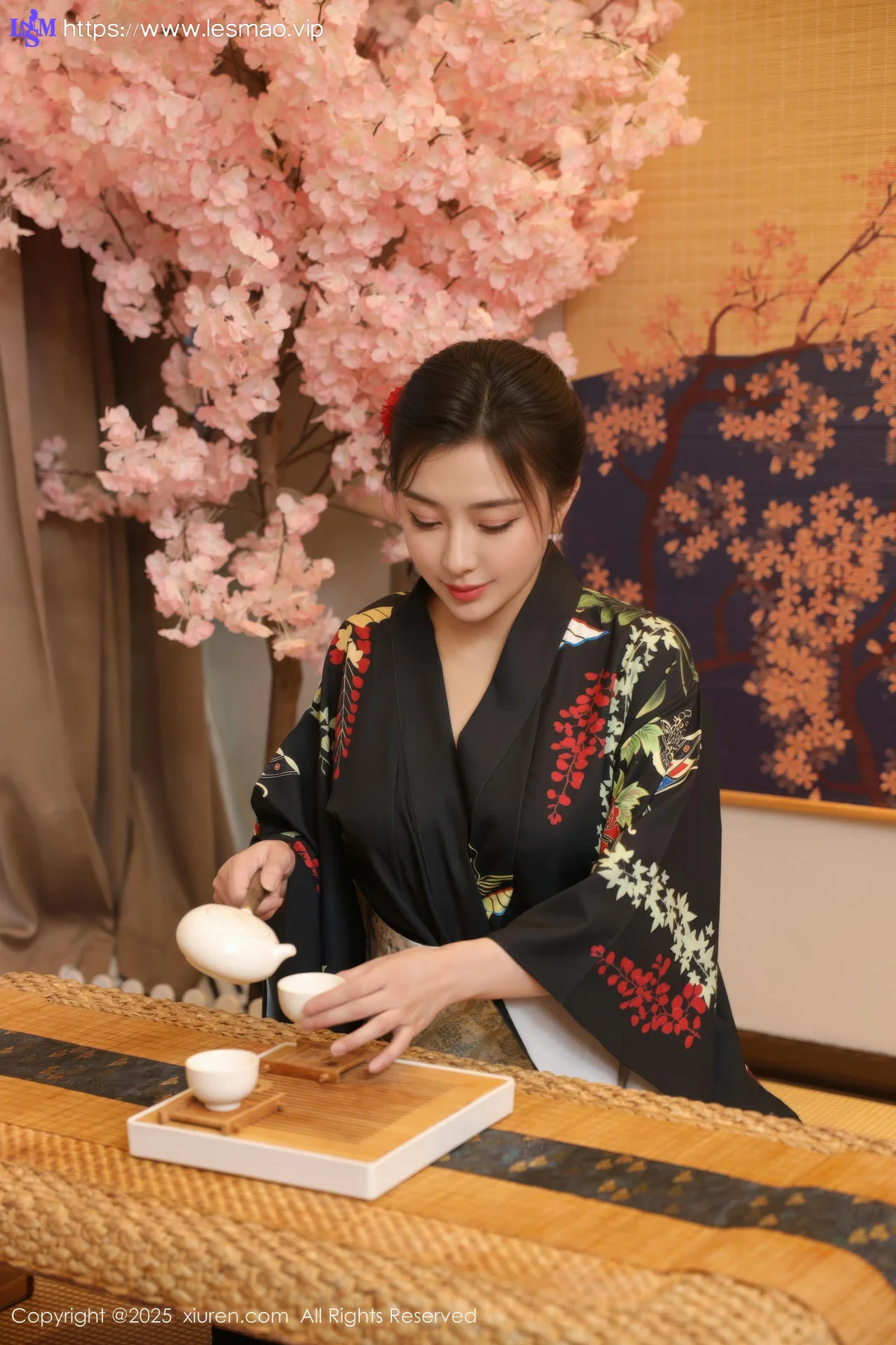 XiuRen 秀人 No.10627 苏一诺 黑色服饰身姿婀娜 - 8