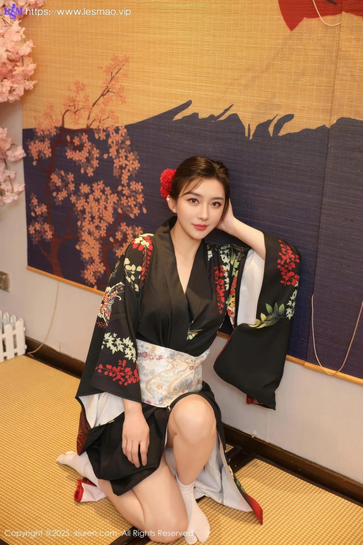 XiuRen 秀人 No.10627 苏一诺 黑色服饰身姿婀娜 - 7