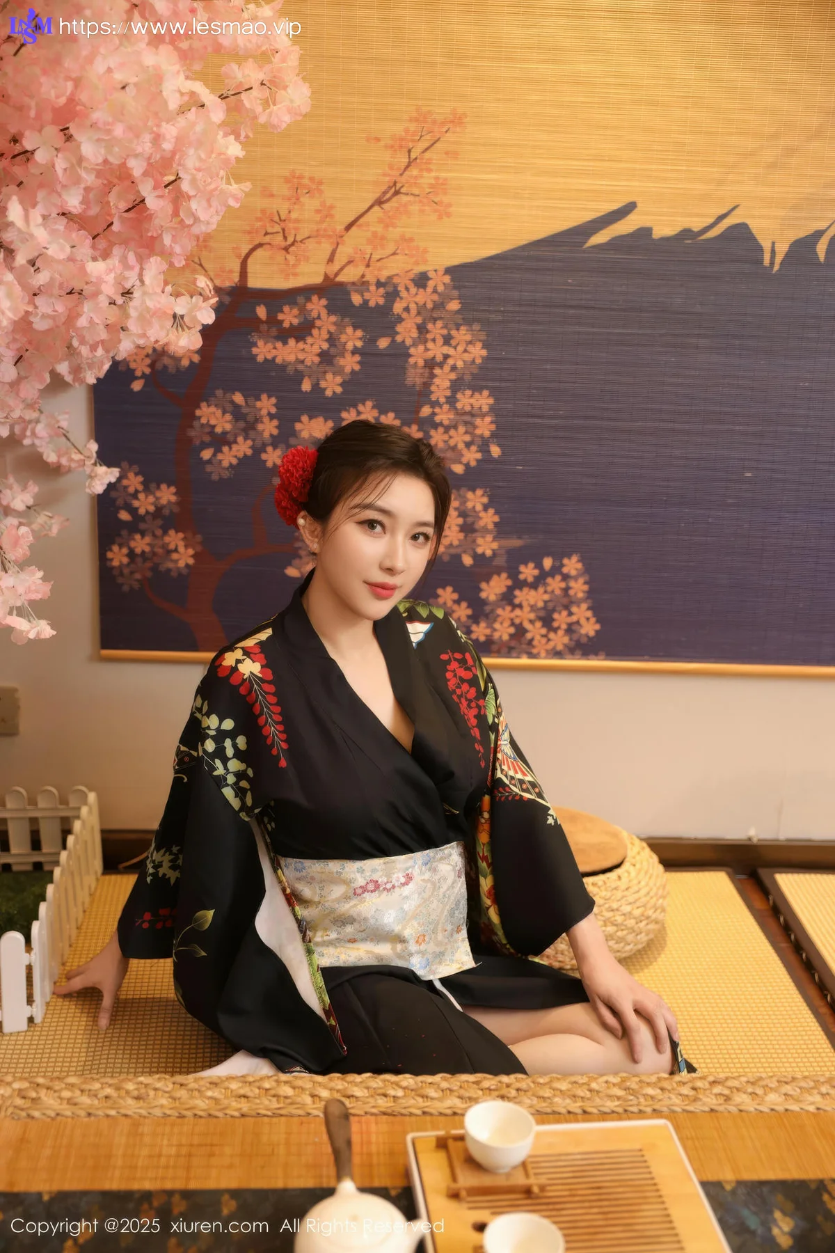 XiuRen 秀人 No.10627 苏一诺 黑色服饰身姿婀娜 - 4