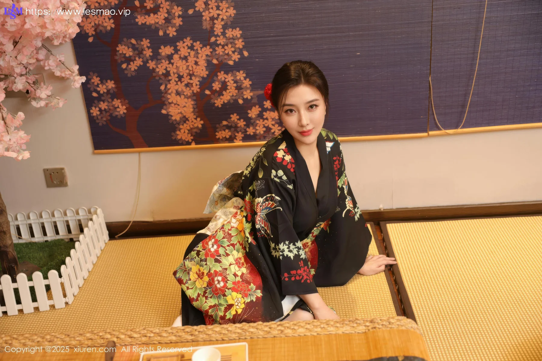 XiuRen 秀人 No.10627 苏一诺 黑色服饰身姿婀娜 - 8