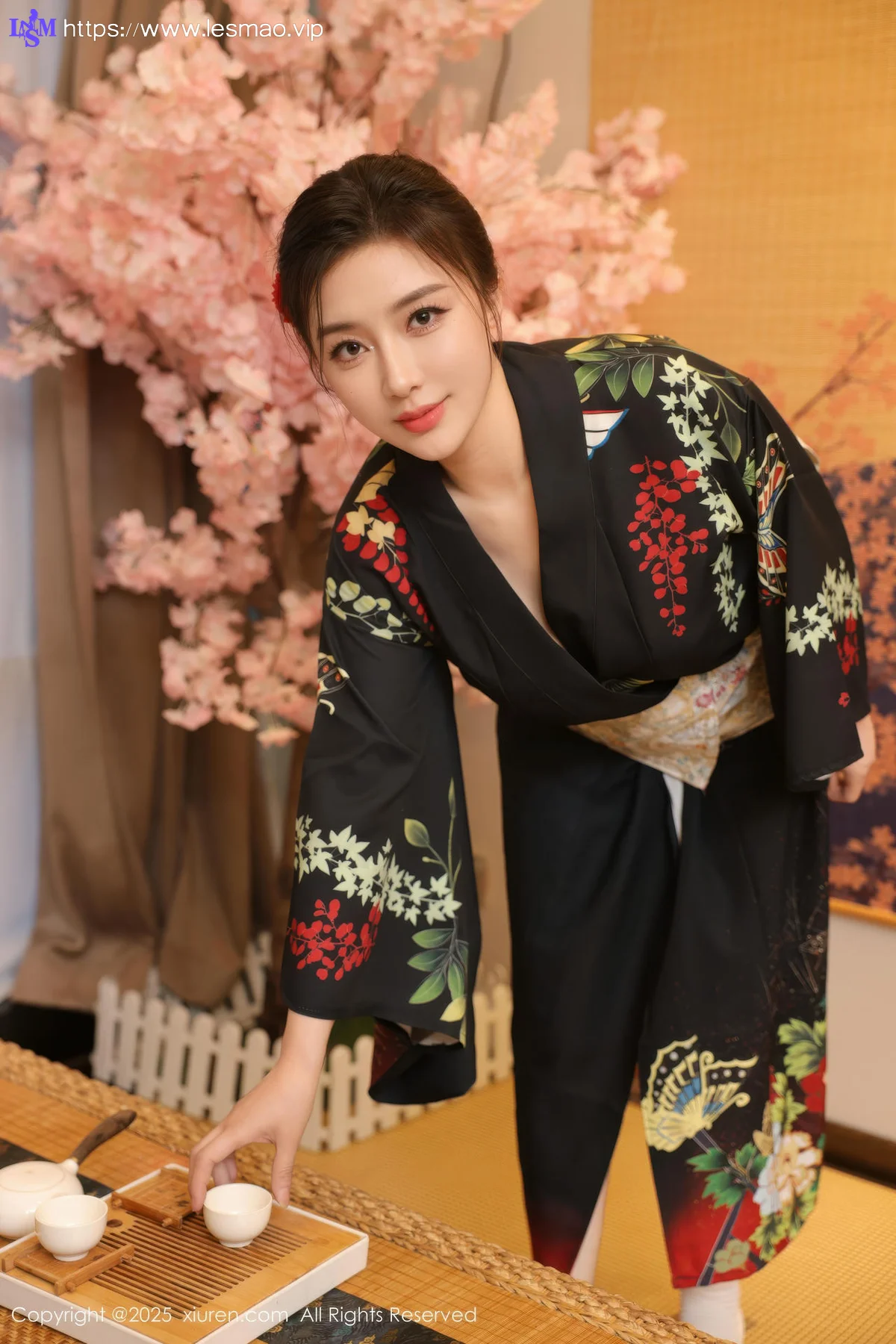 XiuRen 秀人 No.10627 苏一诺 黑色服饰身姿婀娜 - 6