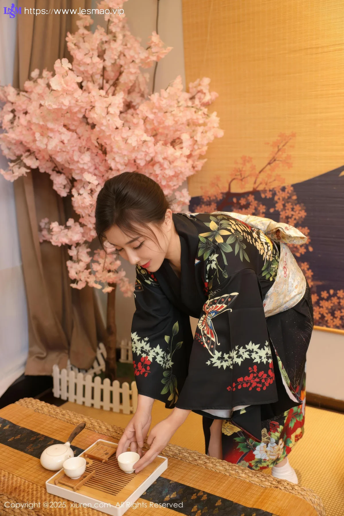 XiuRen 秀人 No.10627 苏一诺 黑色服饰身姿婀娜 - 8