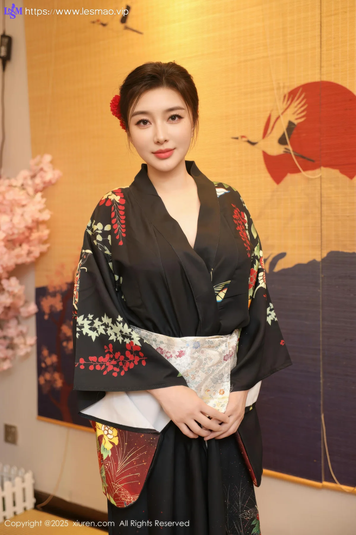 XiuRen 秀人 No.10627 苏一诺 黑色服饰身姿婀娜 - 1
