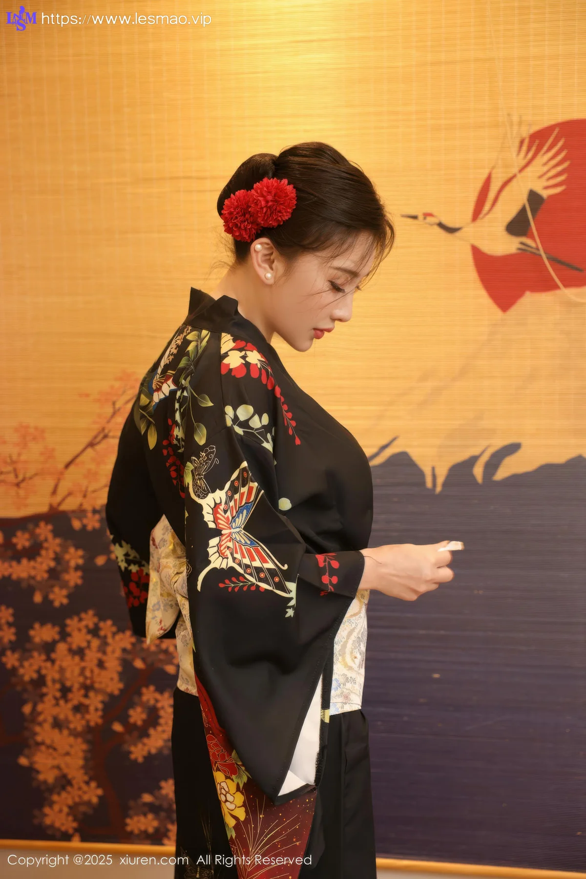 XiuRen 秀人 No.10627 苏一诺 黑色服饰身姿婀娜 - 4
