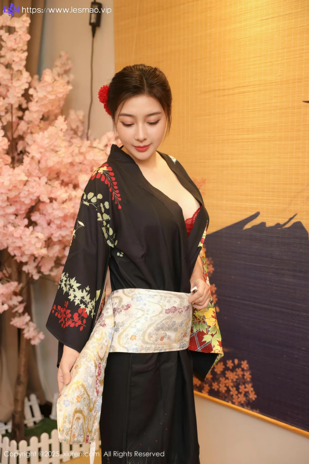 XiuRen 秀人 No.10627 苏一诺 黑色服饰身姿婀娜 - 8