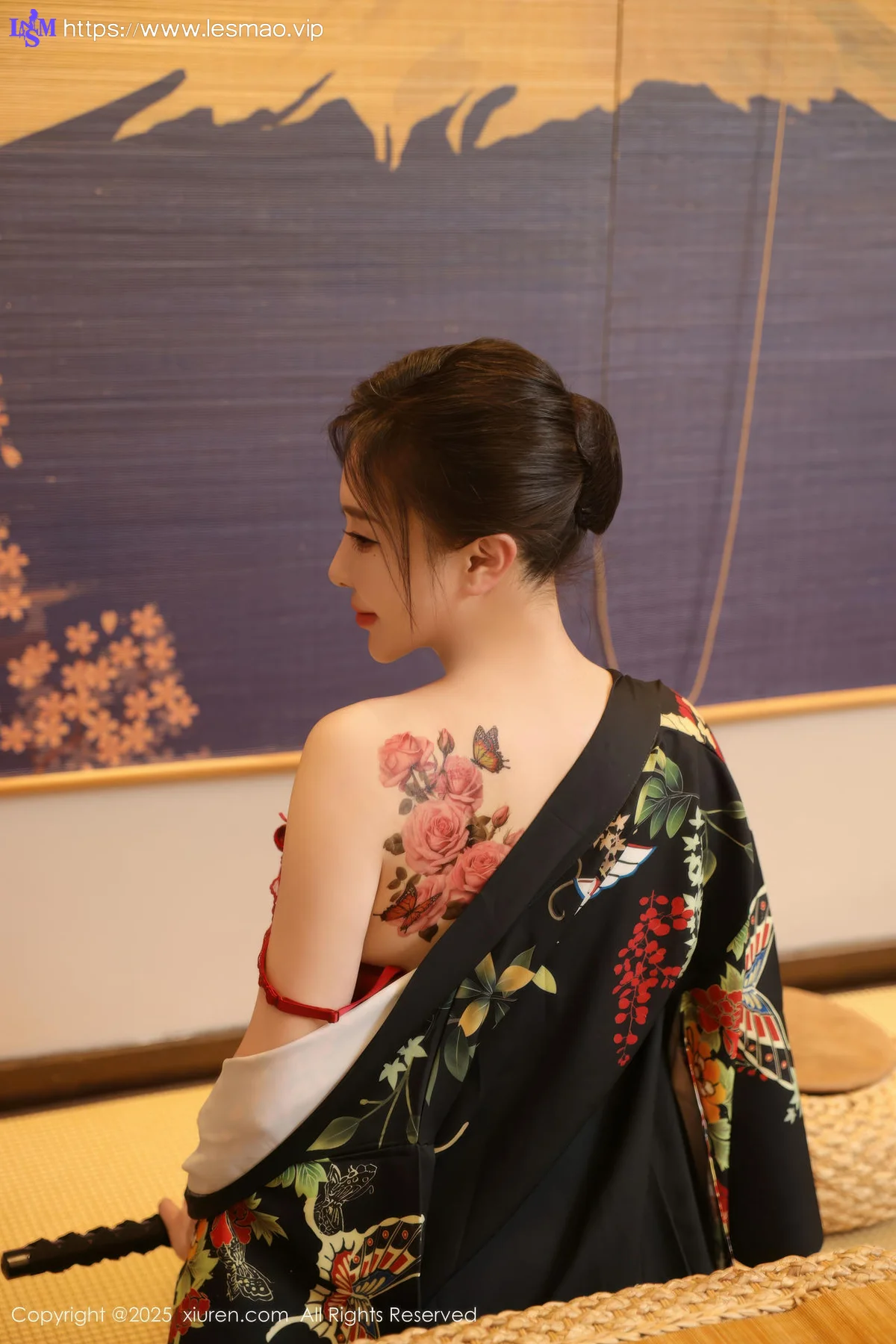 XiuRen 秀人 No.10627 苏一诺 黑色服饰身姿婀娜 - 8