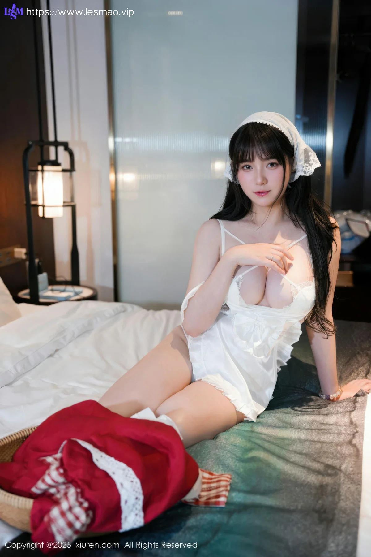 XiuRen 秀人 No.10631 软情 白色女仆装扮 - 7